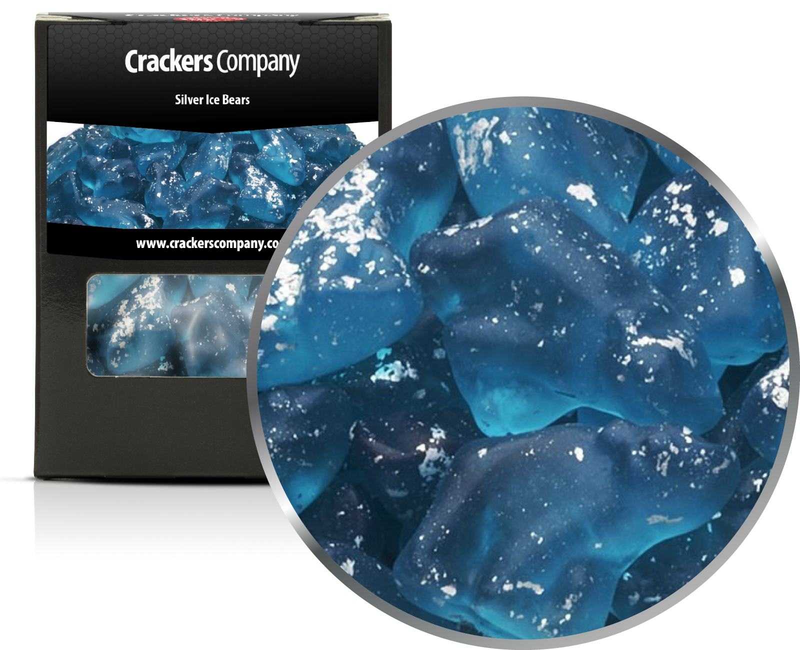 Eis-Gummibären mit Silber, Silver Ice Bears VPE mit 32 Stk. u. 100g Inhalt je Stk.