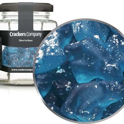 Oursons glacés avec argent, Silver Ice Bears PU avec 25 pièces. toi. Contenu de 100 g par pièce.
