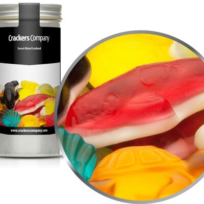 Giocattoli marittimi in gomma, frutti di mare misti dolci PU con 40 pezzi. u. Contenuto 100 g per pezzo.