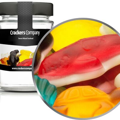 Giocattoli marittimi in gomma, frutti di mare misti dolci PU con 45 pezzi. u. Contenuto 100 g per pezzo.