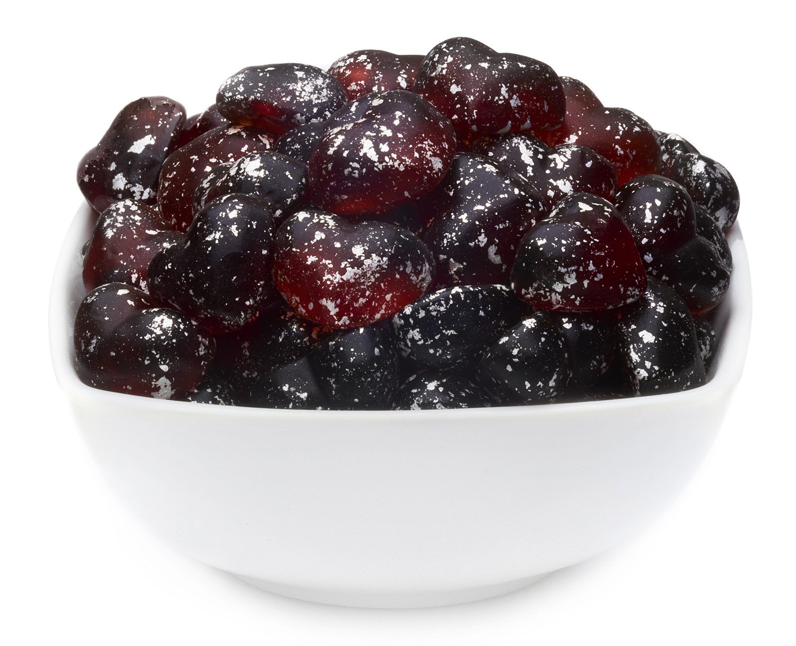 Gummibärchenherzen mit Silber, Silver Hearts VPE mit 1 Stk. u. 3000g Inhalt je Stk.