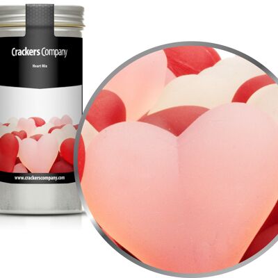 Corazones de almidón sin gelatina, Heart Mix PU con 40 piezas. Ud. Contenido de 120 g por pieza.