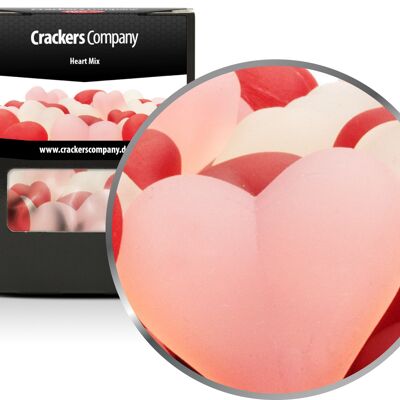 Cuori di amido senza gelatina, Heart Mix PU con 32 pezzi. u. Contenuto 120 g per pezzo.