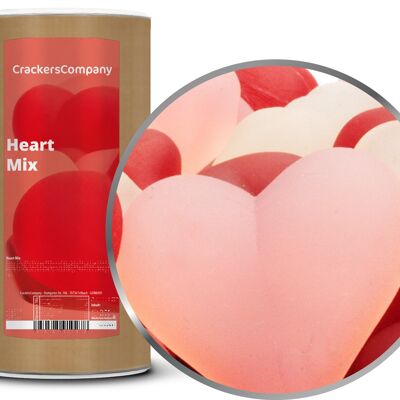 Coeurs d'amidon sans gélatine, Heart Mix PU de 9 pièces. toi. Contenu de 900 g par pièce.