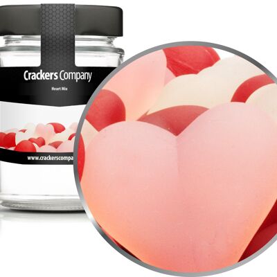Coeurs d'amidon sans gélatine, Heart Mix PU de 45 pièces. toi. Contenu de 120 g par pièce.