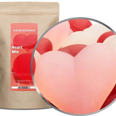 Corazones de almidón sin gelatina, Heart Mix PU con 8 piezas. Ud. Contenido de 700 g por pieza.