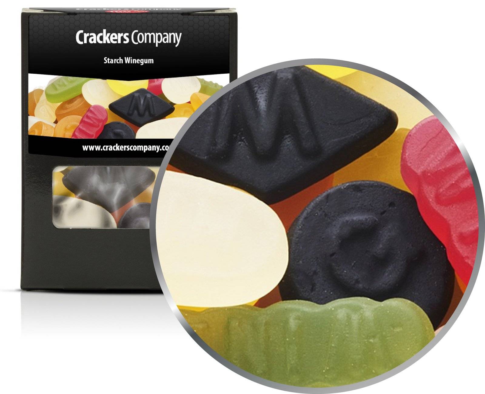 Gomma da masticare, Starch Winegum PU con 32 pezzi. u. Contenuto 140 g per pezzo.