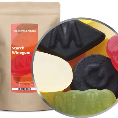 Gomma da masticare, Starch Winegum PU con 8 pezzi. u. Contenuto 750 g per pezzo.