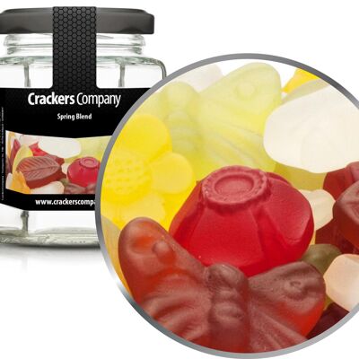 Miscela di succhi di frutta senza gelatina, Spring Blend PU con 25 pezzi. u. Contenuto 120 g per pezzo.