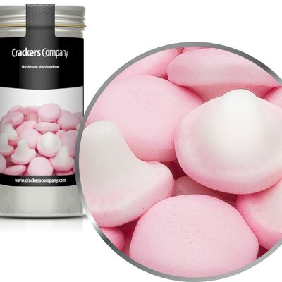 Champiñones en espuma de azúcar, Champiñones Marshmallow PU con 40 piezas. Ud. Contenido de 70 g por pieza.