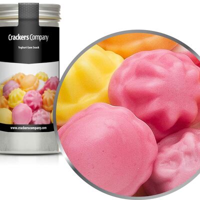 Snack gommoso allo yogurt, snack gommoso allo yogurt PU con 40 pezzi. u. Contenuto 90 g per pezzo.