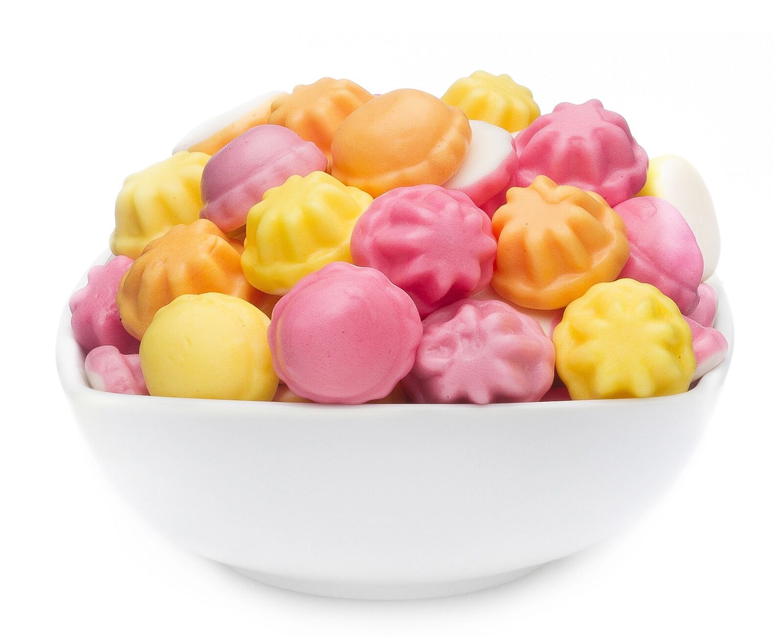 Snack con gomme da masticare allo yogurt, snack con gomme da masticare allo yogurt PU con 1 pezzo. u. Contenuto 3000 g per pezzo.