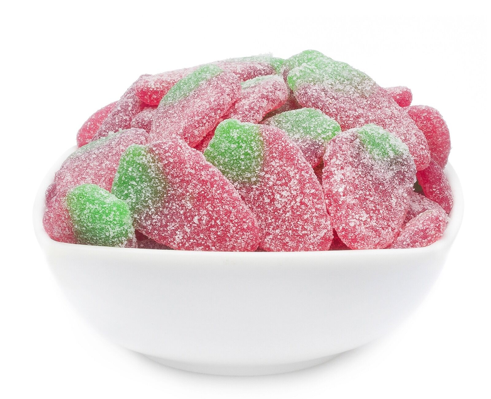 Gummies à la fraise aigre, PU à la fraise aigre avec 1 pièce. toi. Contenu de 3000g par pièce.