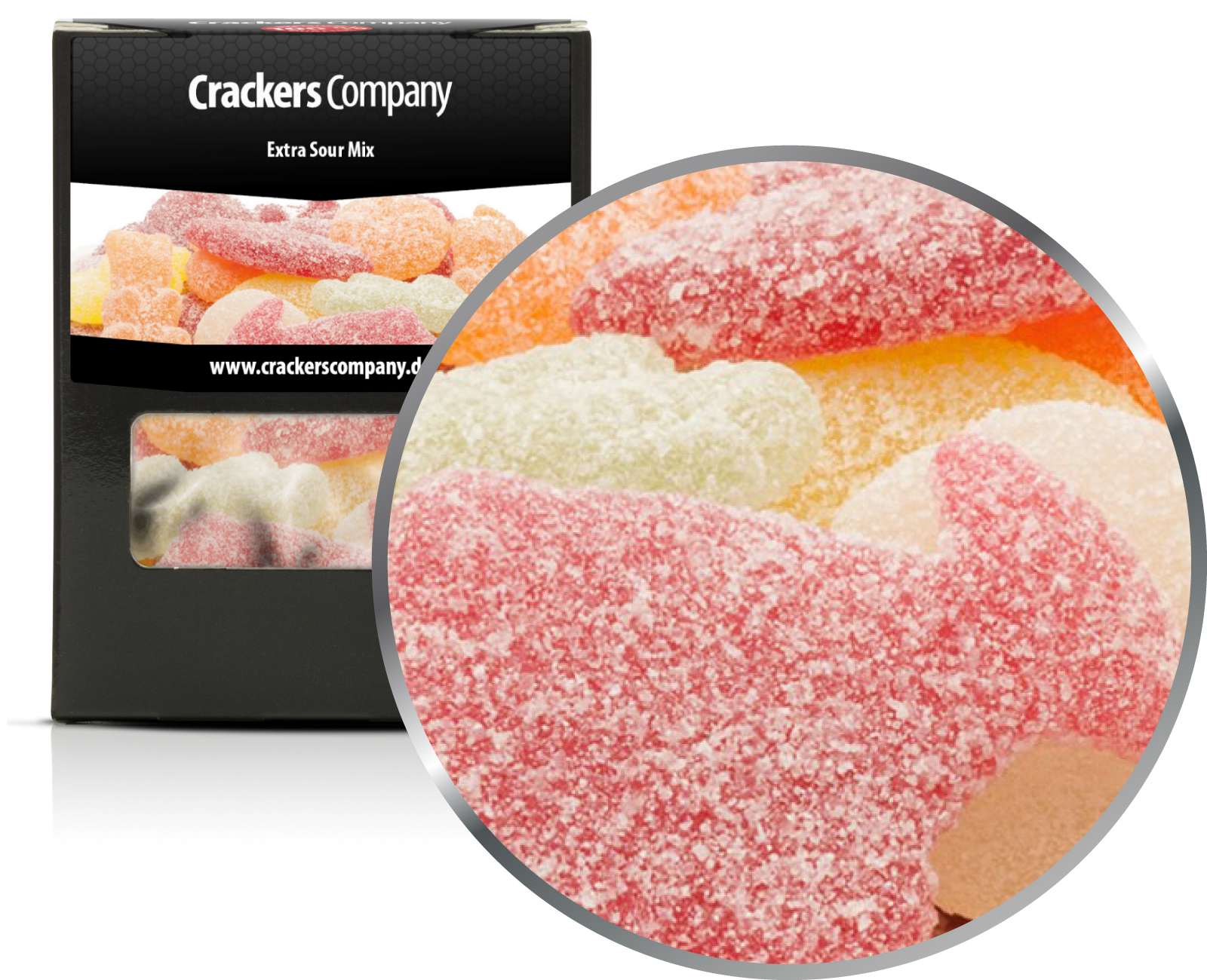 Caramelle gommose extra acide, Extra Sour Mix PU con 32 pezzi. u. Contenuto 90 g per pezzo.