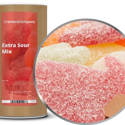 Caramelos de goma extra amargos, Extra Sour Mix PU con 9 piezas. Ud. Contenido de 750 g por pieza.