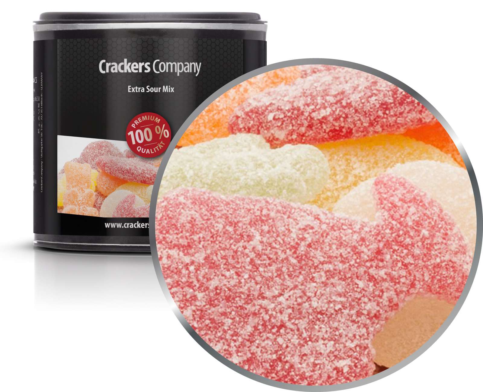 Caramelos de goma extra amargos, Extra Sour Mix PU con 36 piezas. Ud. Contenido de 90 g por pieza.