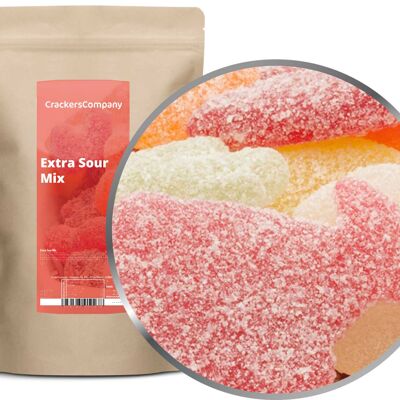 Caramelos de goma extra amargos, Extra Sour Mix PU con 8 piezas. Ud. Contenido de 700 g por pieza.