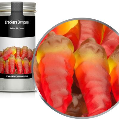 Dosettes en caoutchouc pour piment, Red Hot Chili Peppers PU avec 40 pièces. toi. Contenu de 100 g par pièce