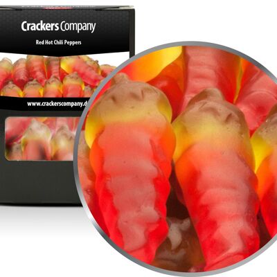 Dosettes en caoutchouc pour piment, Red Hot Chili Peppers PU avec 32 pièces. toi. Contenu de 100 g par pièce