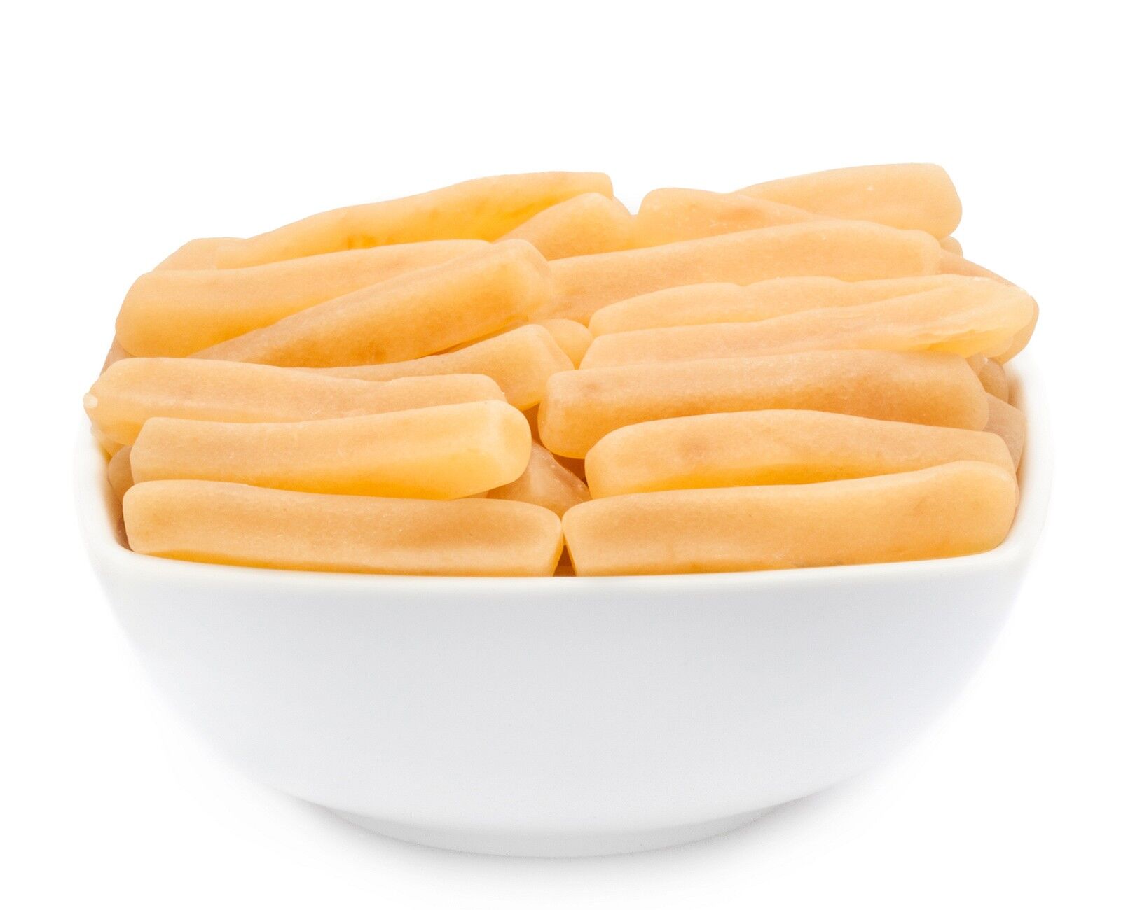 Palitos de goma de jengibre, Ginger Sticks PU con 1 pieza. Ud. Contenido de 3000 g por pieza.