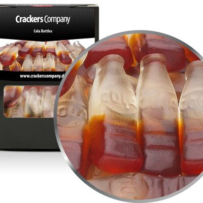 Chicle de cola, Botellas de Cola PU con 32 piezas. Ud. Contenido de 110 g por pieza.