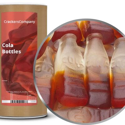 Chicle de cola, Botellas de Cola PU con 9 piezas. Ud. Contenido de 1000 g por pieza.