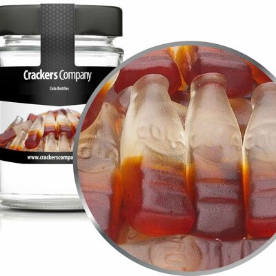 Chicle de cola, Botellas de Cola PU con 45 piezas. Ud. Contenido de 110 g por pieza.