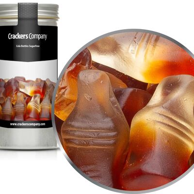 Chicle de fruta Cola sin azúcar, Botellas de Cola PU sin azúcar con 40 piezas. Ud. Contenido de 120 g por pieza.