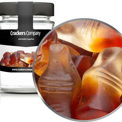 Chicle de fruta Cola sin azúcar, Botellas de Cola PU sin azúcar con 45 piezas. Ud. Contenido de 120 g por pieza.