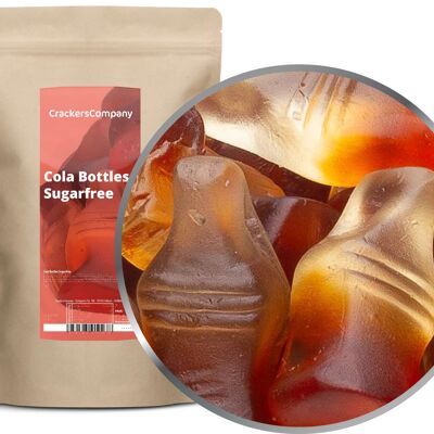 Chicle de fruta Cola sin azúcar, Botellas de Cola PU sin azúcar con 8 piezas. Ud. 850 g de contenido por pieza