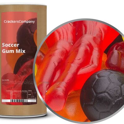 Gominolas de frutas de fútbol, Soccer Gum Mix PU con 9 piezas. Ud. Contenido de 1000 g por pieza.