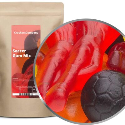 Gominolas de frutas de fútbol, Soccer Gum Mix PU con 8 piezas. Ud. Contenido de 800 g por pieza.