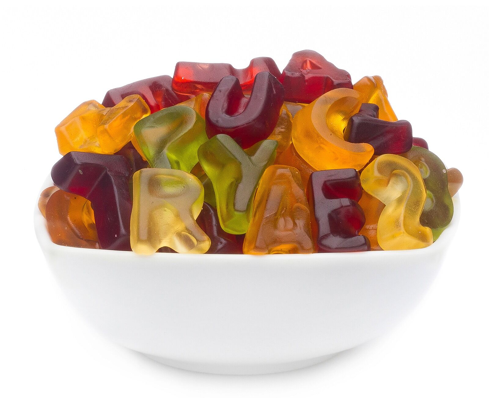 Fruchtgummi Alphabet & Zahlen, Alphabet & Numbers Gum VPE mit 1 Stk. u. 3000g Inhalt je St