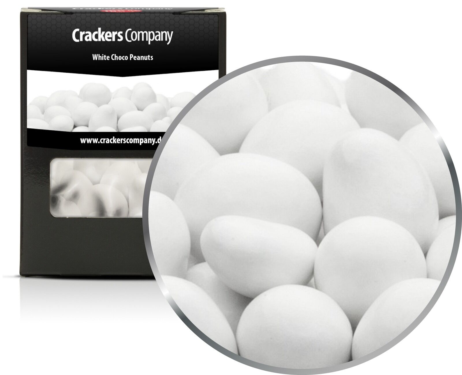 Bunte Schoko Erdnüsse, White Choco Peanuts VPE mit 32 Stk. u. 110g Inhalt je Stk.