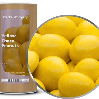 Arachidi di cioccolato colorate, Yellow Choco Peanuts PU con 9 pezzi. u. Contenuto 950 g per pezzo.