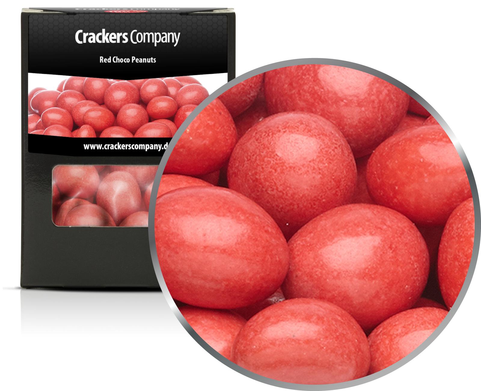 Bunte Schoko Erdnüsse, Red Choco Peanuts VPE mit 32 Stk. u. 110g Inhalt je Stk.