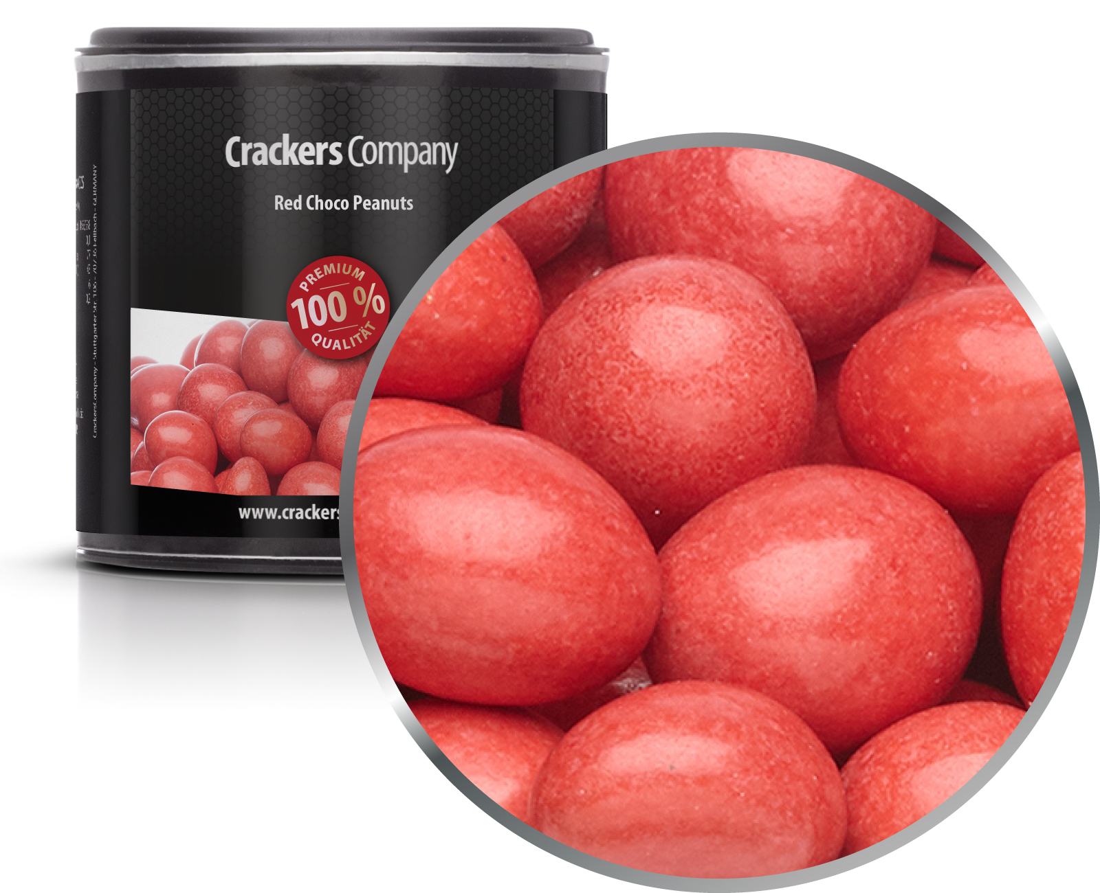 Bunte Schoko Erdnüsse, Red Choco Peanuts VPE mit 36 Stk. u. 110g Inhalt je Stk.