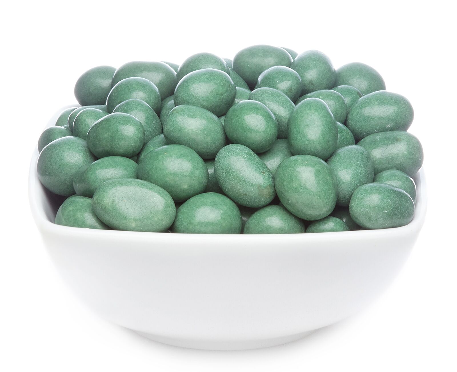 Cacahuetes de chocolate de colores, Green Choco Peanuts PU con 1 pieza. Ud. Contenido de 5000 g por pieza.