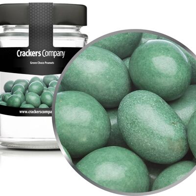 Arachidi di cioccolato colorate, Green Choco Peanuts PU con 45 pezzi. u. Contenuto 110 g per pezzo.