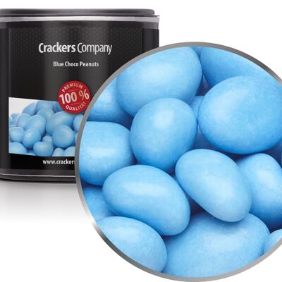 Arachidi di cioccolato colorate, Blue Choco Peanuts PU con 36 pezzi. u. Contenuto 110 g per pezzo.