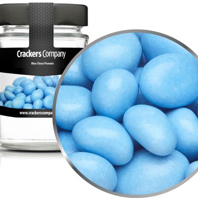 Arachidi di cioccolato colorate, Blue Choco Peanuts PU con 45 pezzi. u. Contenuto 110 g per pezzo.