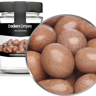 Arachidi di cioccolato colorate, Brown Choco Peanuts PU con 45 pezzi. u. Contenuto 110 g per pezzo.