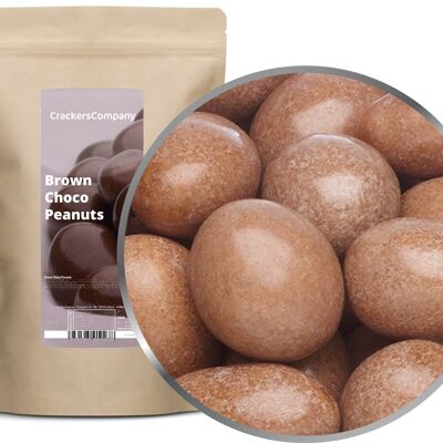 Arachidi di cioccolato colorate, Brown Choco Peanuts PU con 8 pezzi. u. Contenuto 750 g per pezzo.