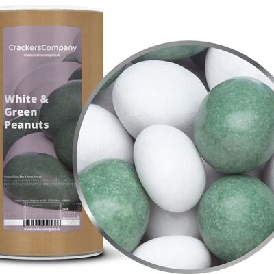Cacahuetes de chocolate de colores, cacahuetes blancos y verdes PU con 9 piezas. Ud. Contenido de 950 g por pieza.