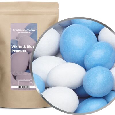 Cacahuetes de chocolate de colores, cacahuetes blancos y azules PU con 8 piezas. Ud. Contenido de 750 g por pieza.