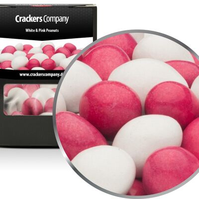 Cacahuetes de chocolate de colores, cacahuetes blancos y rosas PU con 32 piezas. Ud. Contenido de 110 g por pieza.