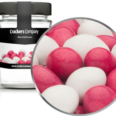 Arachidi di cioccolato colorate, arachidi bianche e rosa PU con 45 pezzi. u. Contenuto 110 g per pezzo.