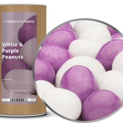 Arachidi di cioccolato colorate, arachidi bianche e viola PU con 9 pezzi. u. Contenuto 950 g per pezzo