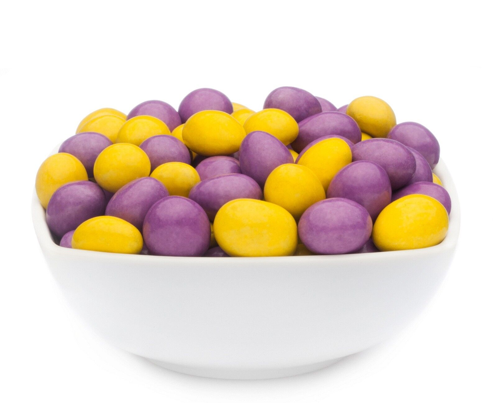 Bunte Schoko Erdnüsse Yellow & Purple Peanuts. VPE mit 1 Stk. u. 5000g Inhalt je S