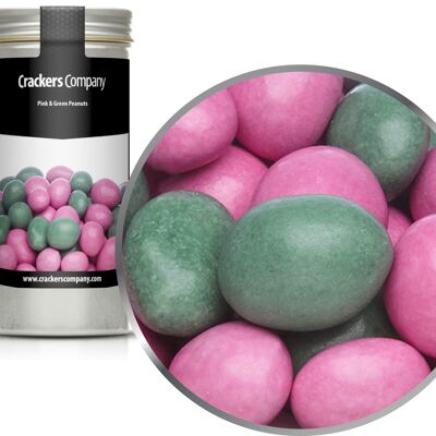 Arachidi di cioccolato colorate Arachidi rosa e verdi. Confezione da 40 pezzi. u. Contenuto 110 g per pezzo.